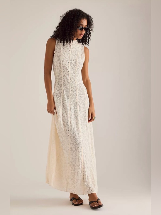 Anthropologie Dresses & Skirts - BNWOT Anthropologie Extro&Vert Heidi Sleeveless Seamed Lace Maxi Dress size US6